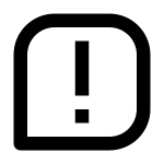 Message Square Error SVG Icon